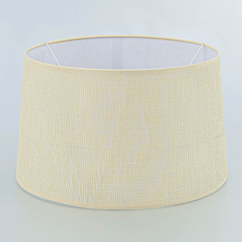 Abat-jour imitation jute 