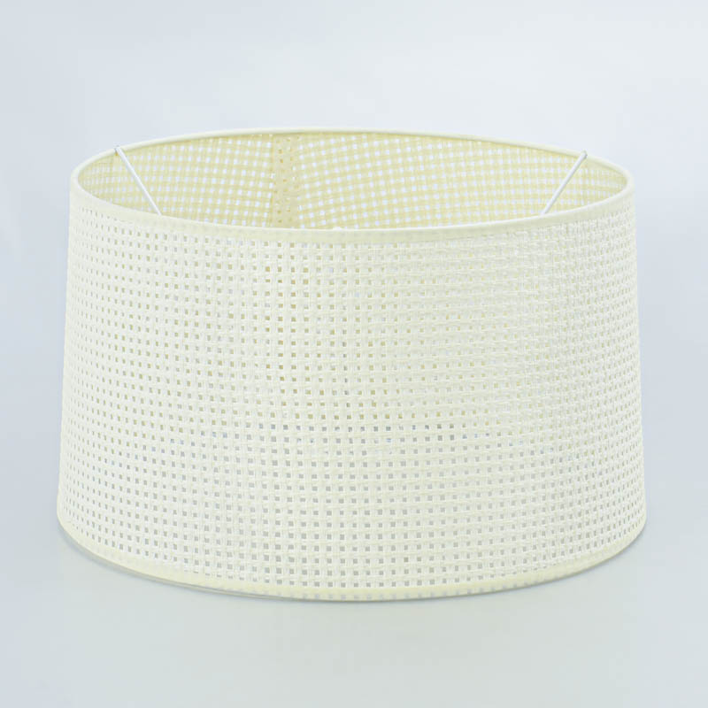 Abat-jour imitation nid d'abeille beige