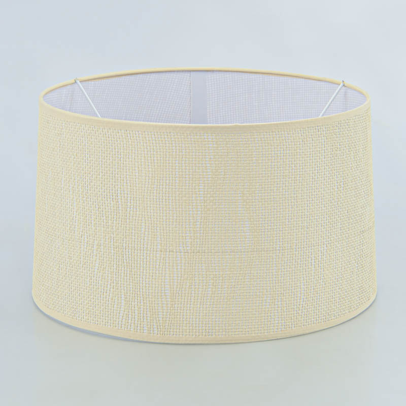 Abat-jour imitation jute 