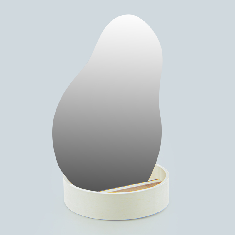 Miroir vague avec support