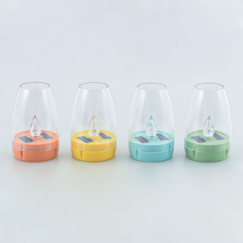 Lampe solaire effet flamme 
