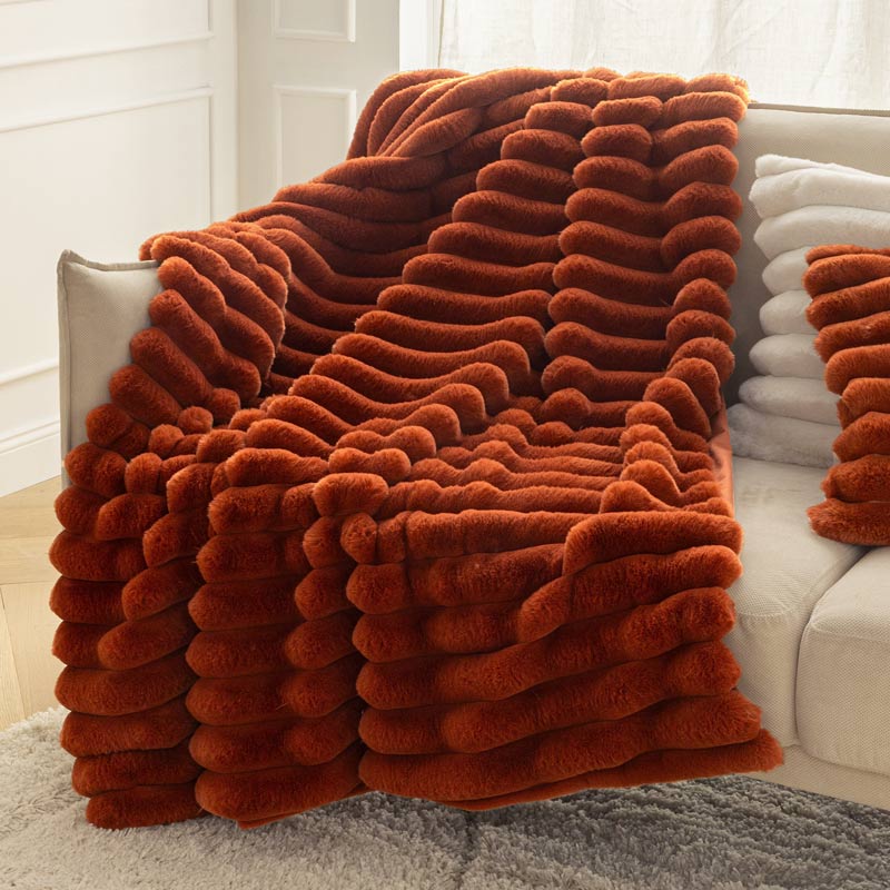 Plaid microfibre 'Stripes' 