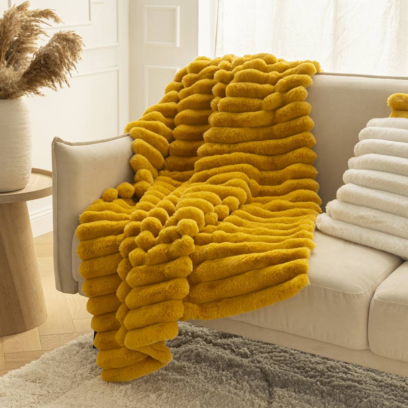 Plaid microfibre 'Stripes' 
