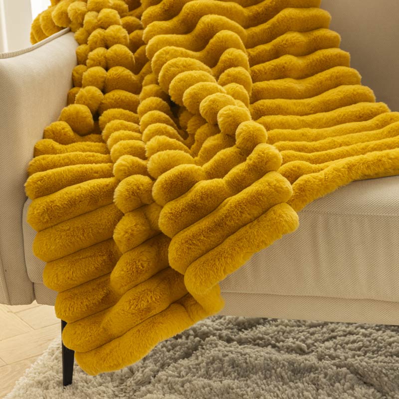 Plaid microfibre 'Stripes' 