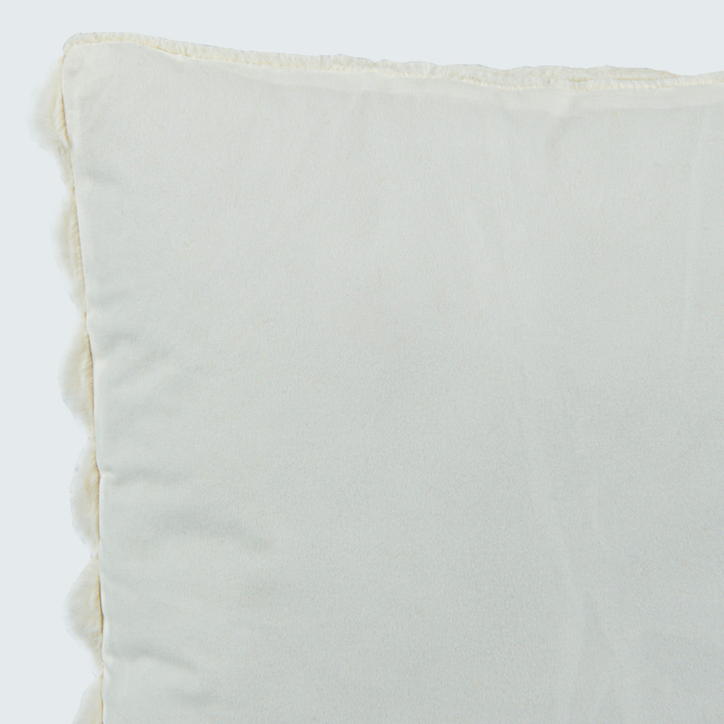 Coussin 'Stripes' couleur écru 