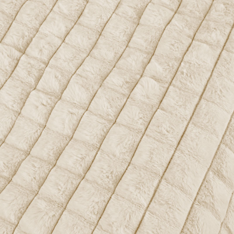 Plaid imitation fourrure 'Squadri'  