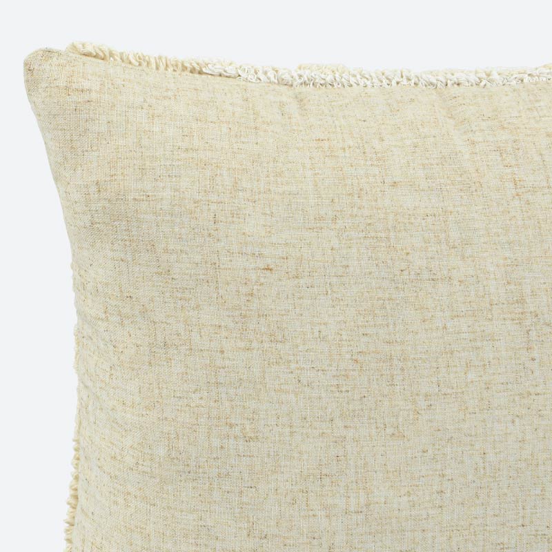 Coussin tufté 'Matriale' ficelle