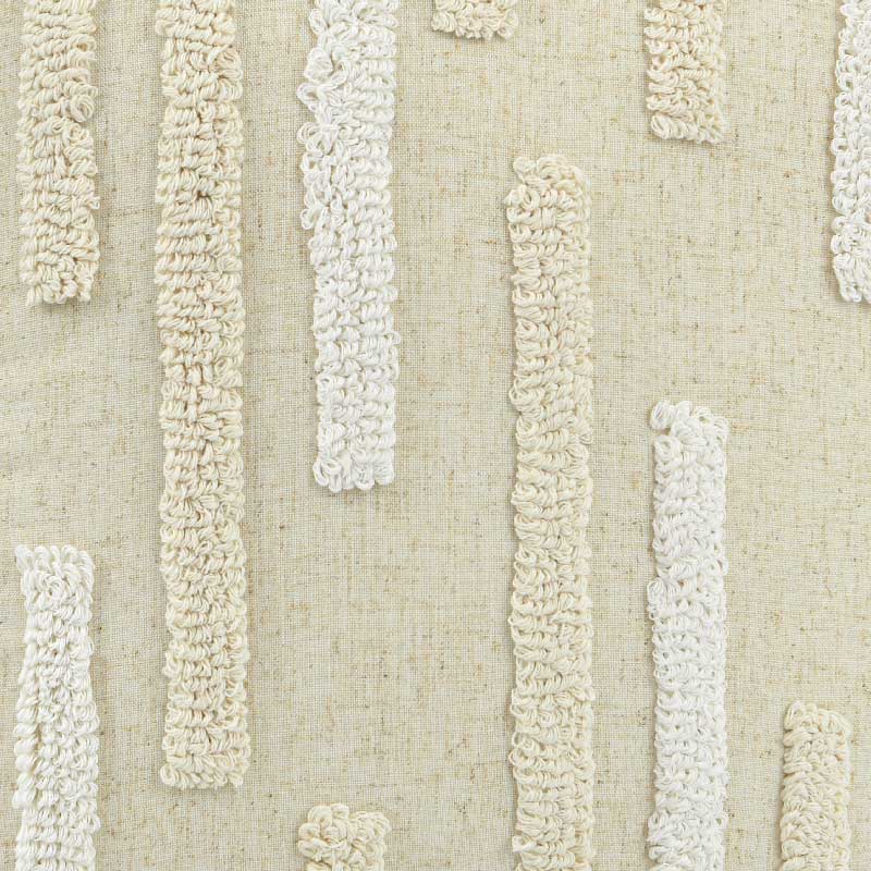 Coussin tufté 'Matriale' ficelle