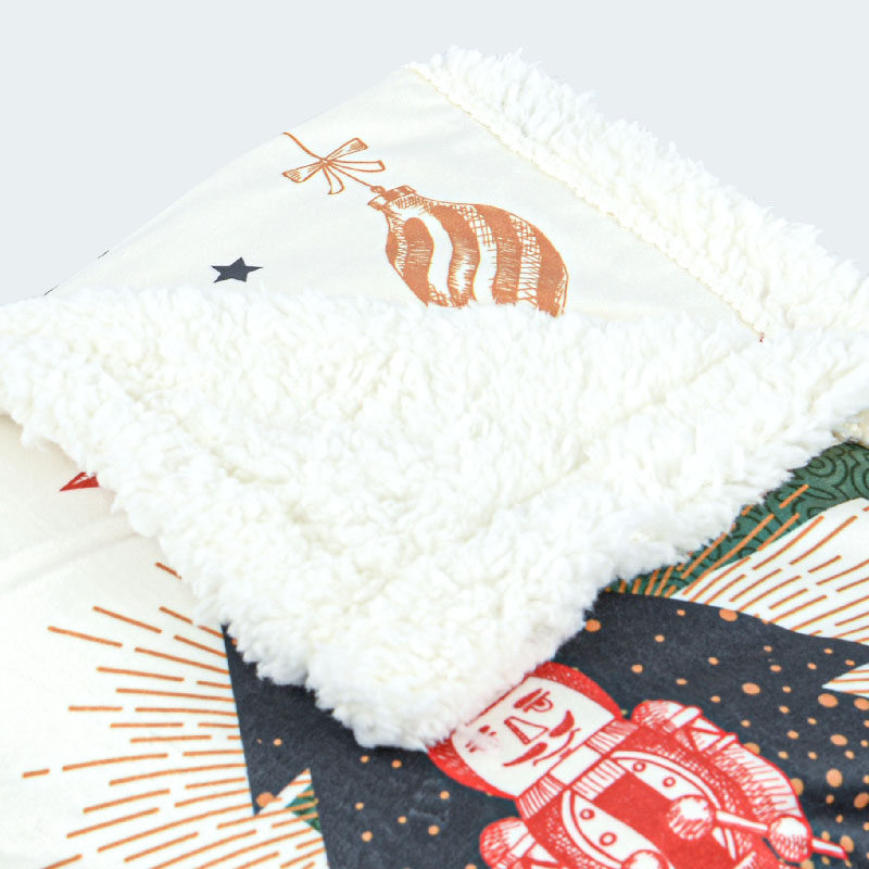 Plaid imprimé 'Casse-Noisette' 