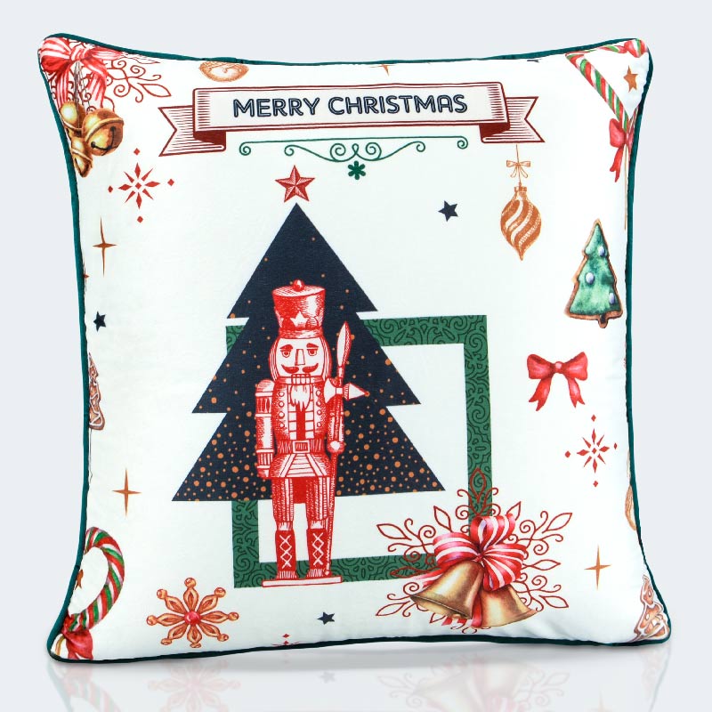 Coussin imprimé 'Casse-Noisette' 