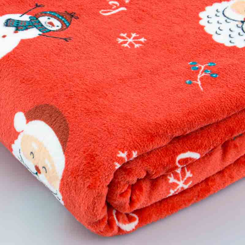 Plaid imprimé Noël 'Fun Xmas' 