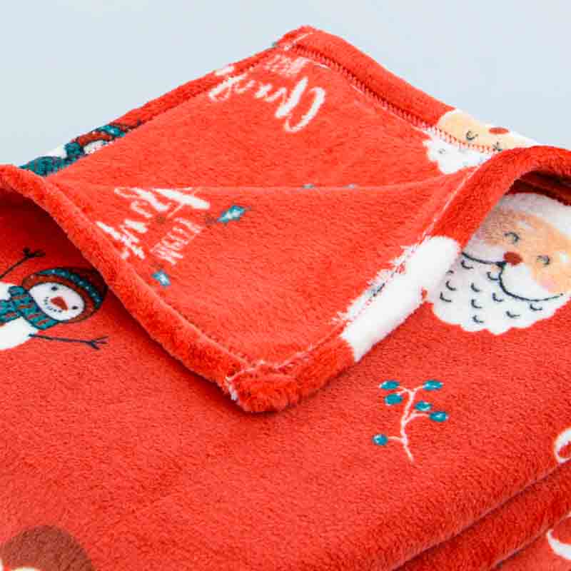 Plaid imprimé Noël 'Fun Xmas' 