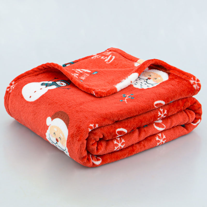 Plaid imprimé Noël 'Fun Xmas' 