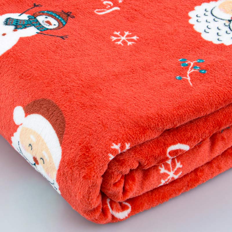 Plaid imprimé Noël 'Fun Xmas' 