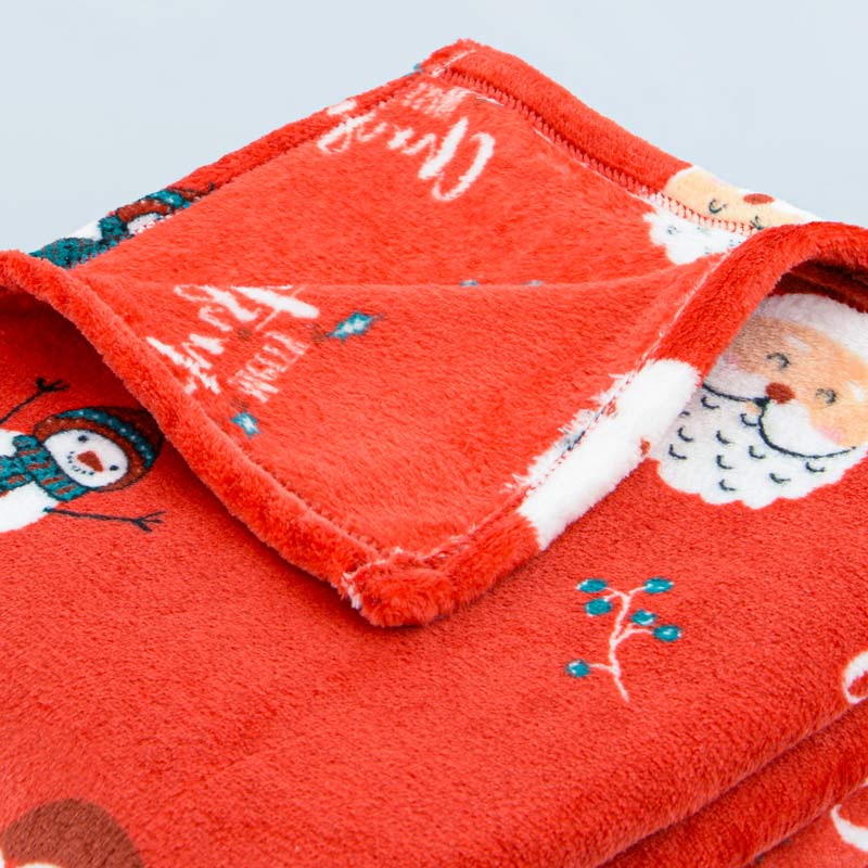 Plaid imprimé Noël 'Fun Xmas' 