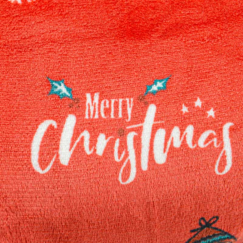 Plaid imprimé Noël 'Fun Xmas' 