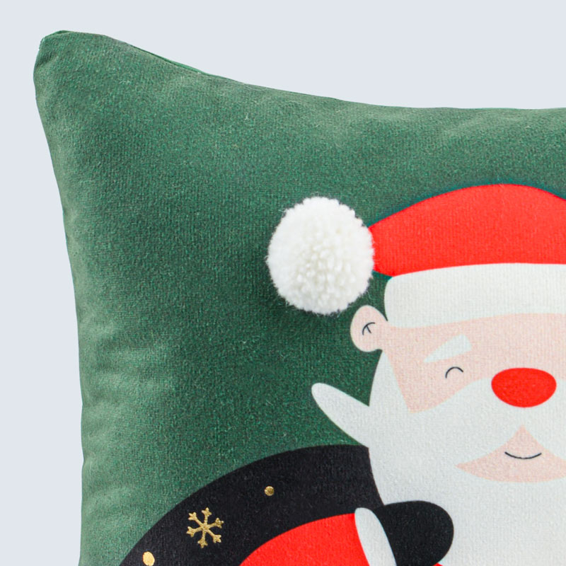 Coussin velours 'Fun Xmas' 