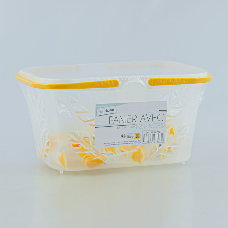 Panier avec 12 pinces à linge
