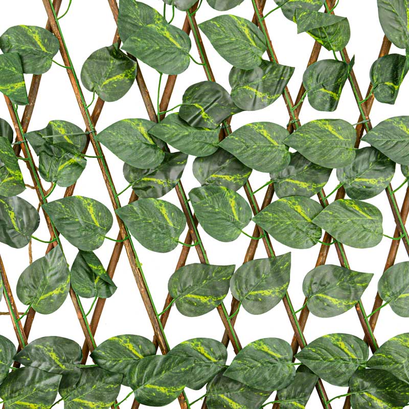 Treillis de feuilles artificielles 