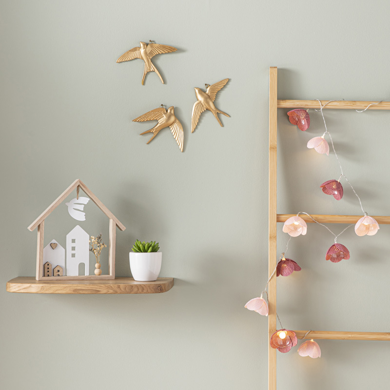 Guirlande lumineuse 10 fleurs 