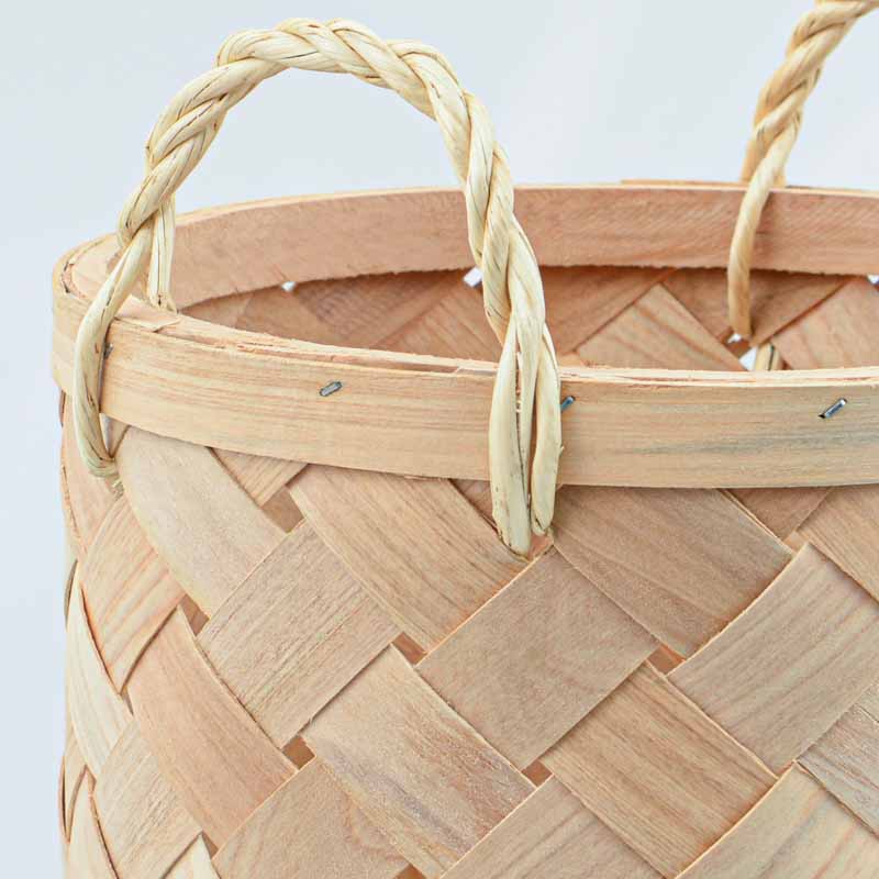Panier 'Misumi' en bois tressé
