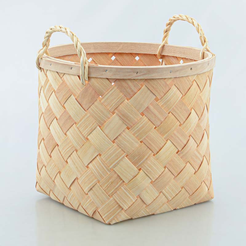 Panier 'Misumi' en bois tressé