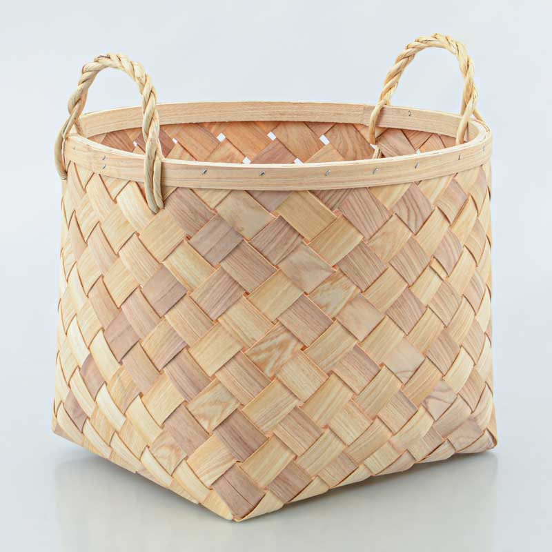 Panier 'Misumi' en bois tressé