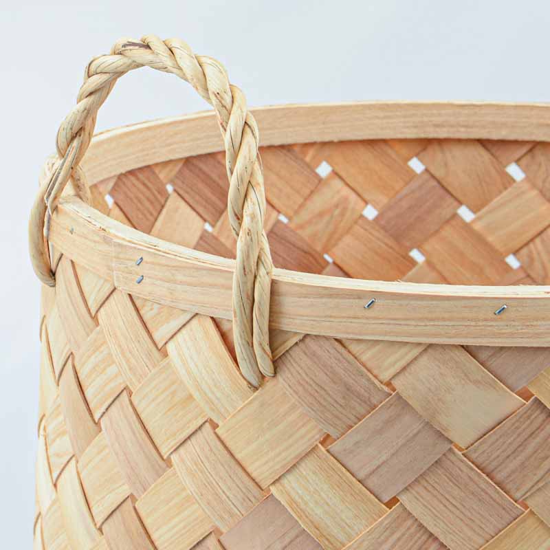 Panier 'Misumi' en bois tressé