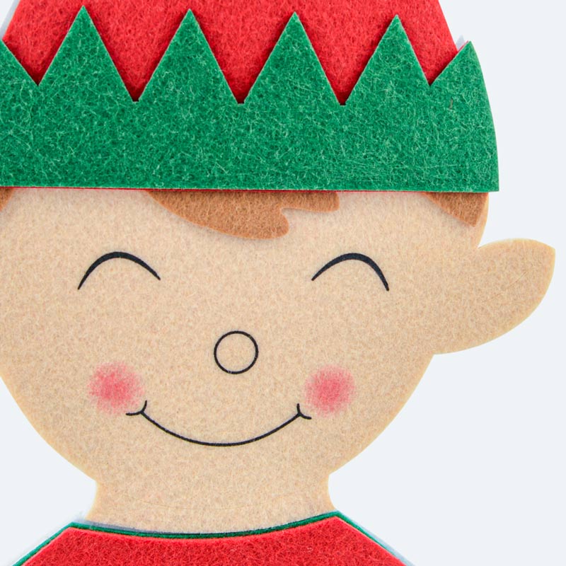 Lutin garçon en 2D à poser 