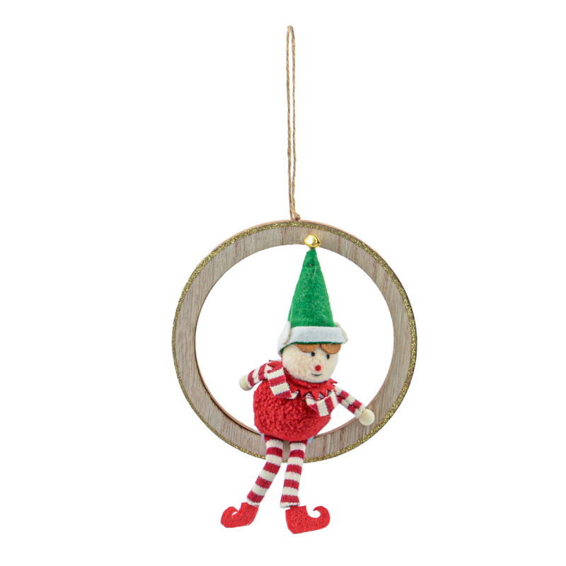 Lutin à suspendre rond 