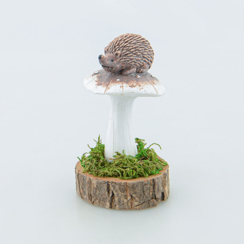 Champignon et hérisson 