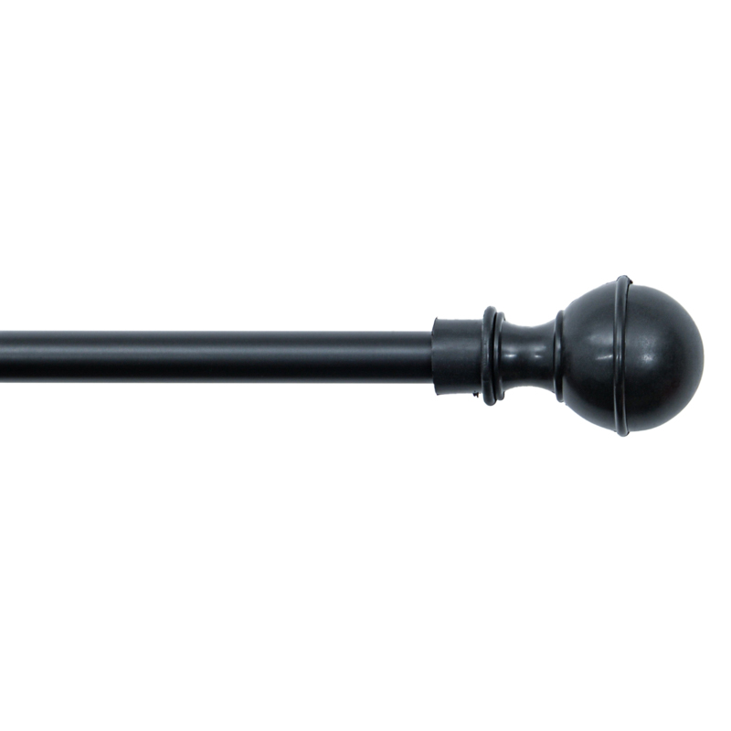 Kit extensible 'Boule' noir brossé argent