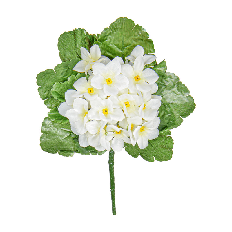 Mini bouquet de violettes blanc