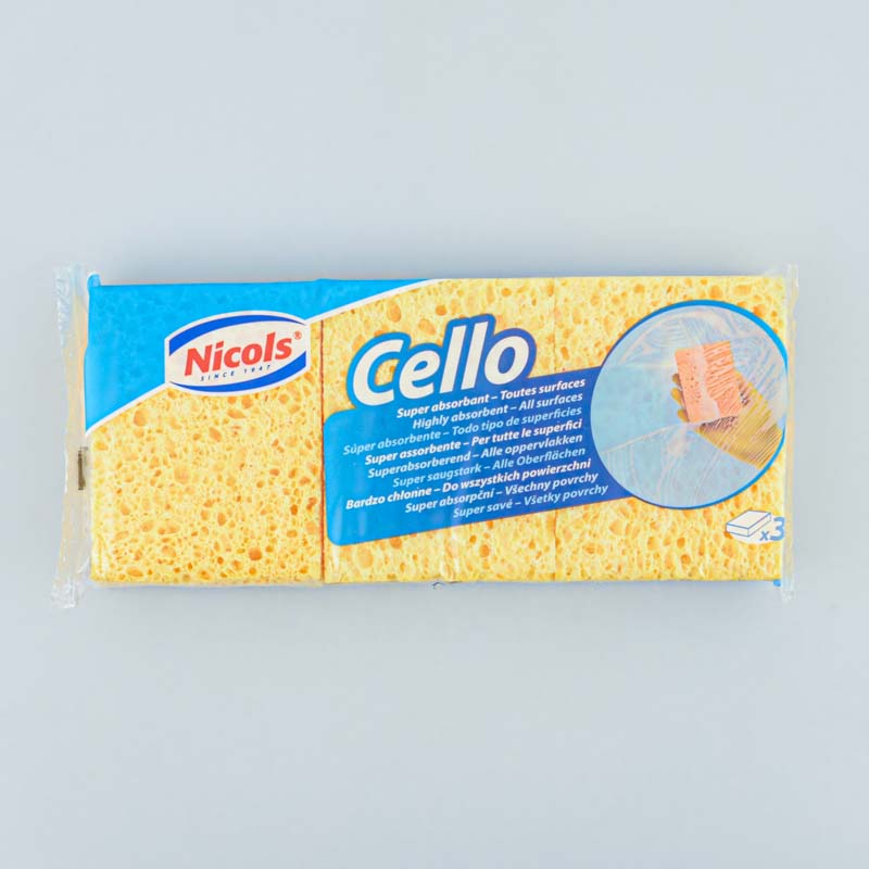 Lot de 3 éponges 'Cello' 