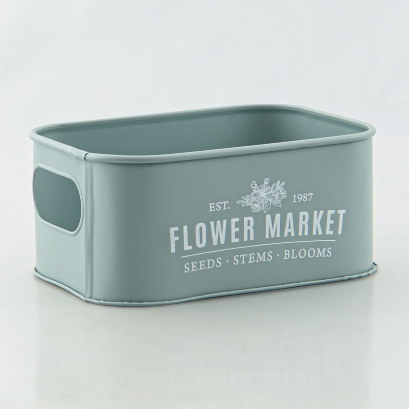 Caisse métal 'Flower Market'