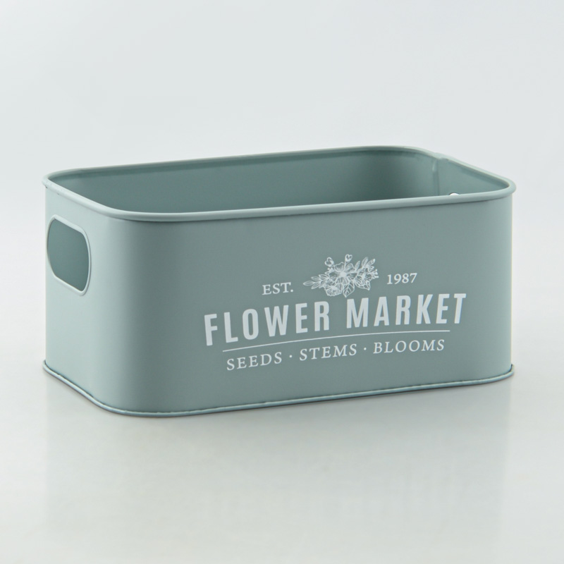 Caisse métal 'Flower Market'