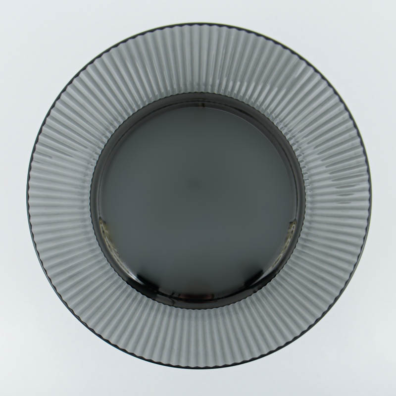 Saladier 'Wavy' couleur fumé 