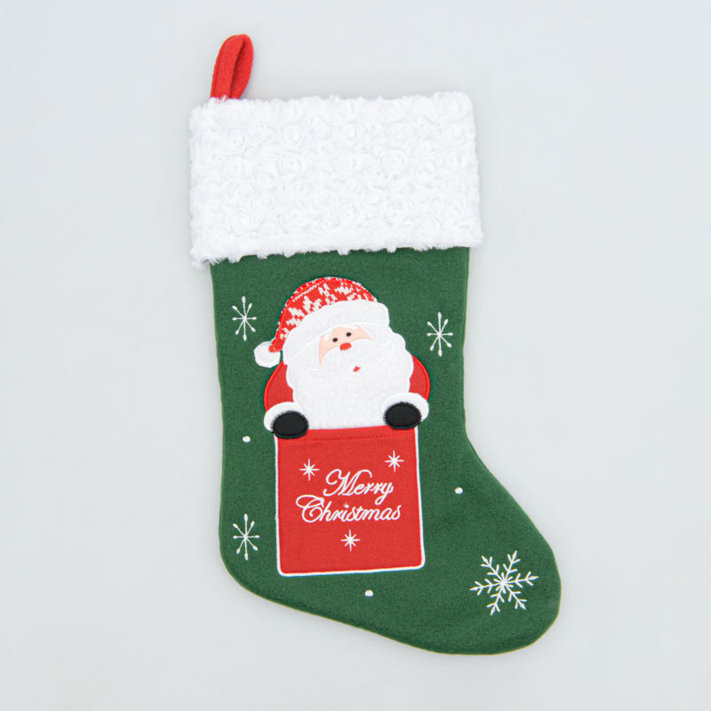 Chaussette message de Noël 