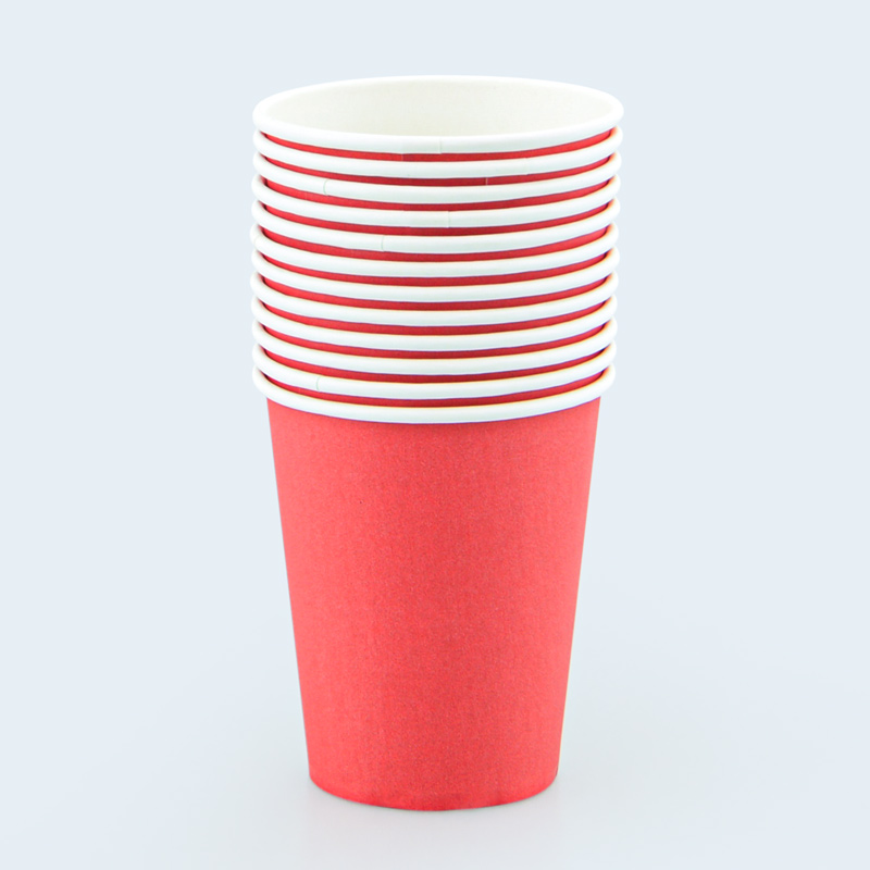 Lot de 12 gobelets en carton 