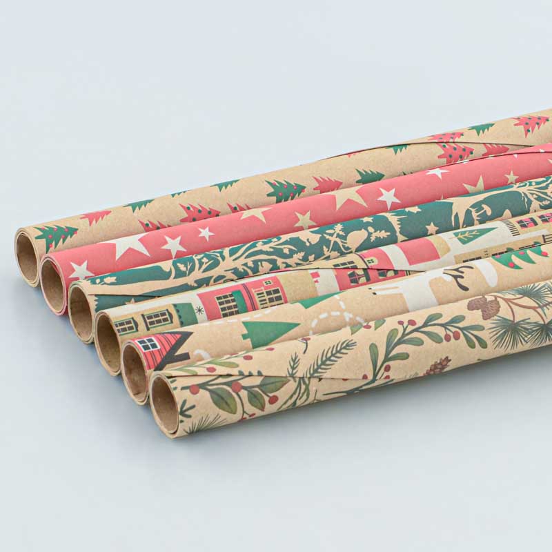 Papier kraft Noël 