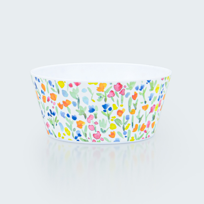 Coupelle 'Fleurettes' en plastique