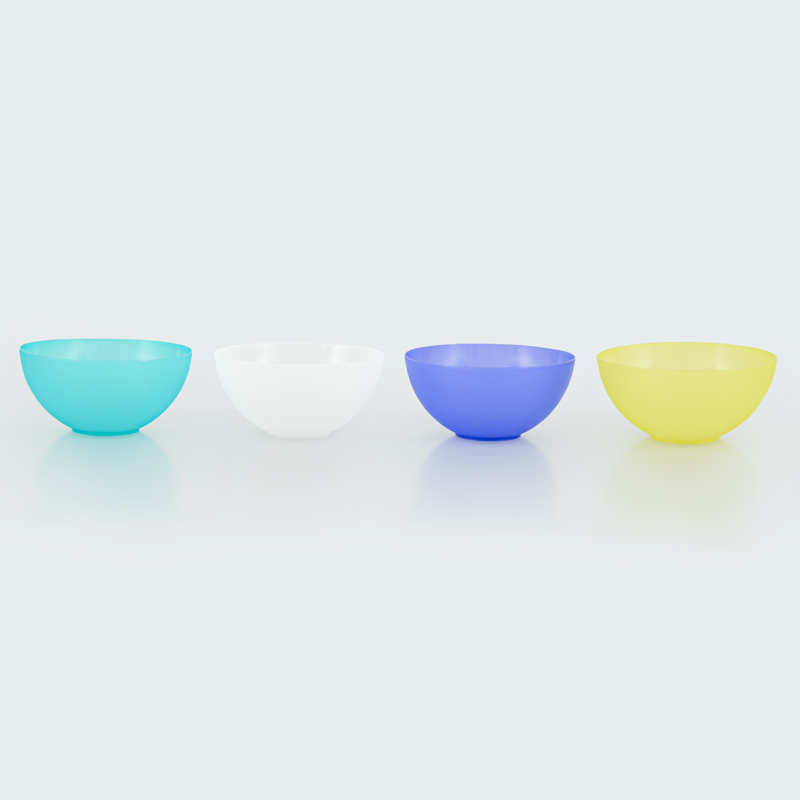 Lot de 4 coupelles colorés