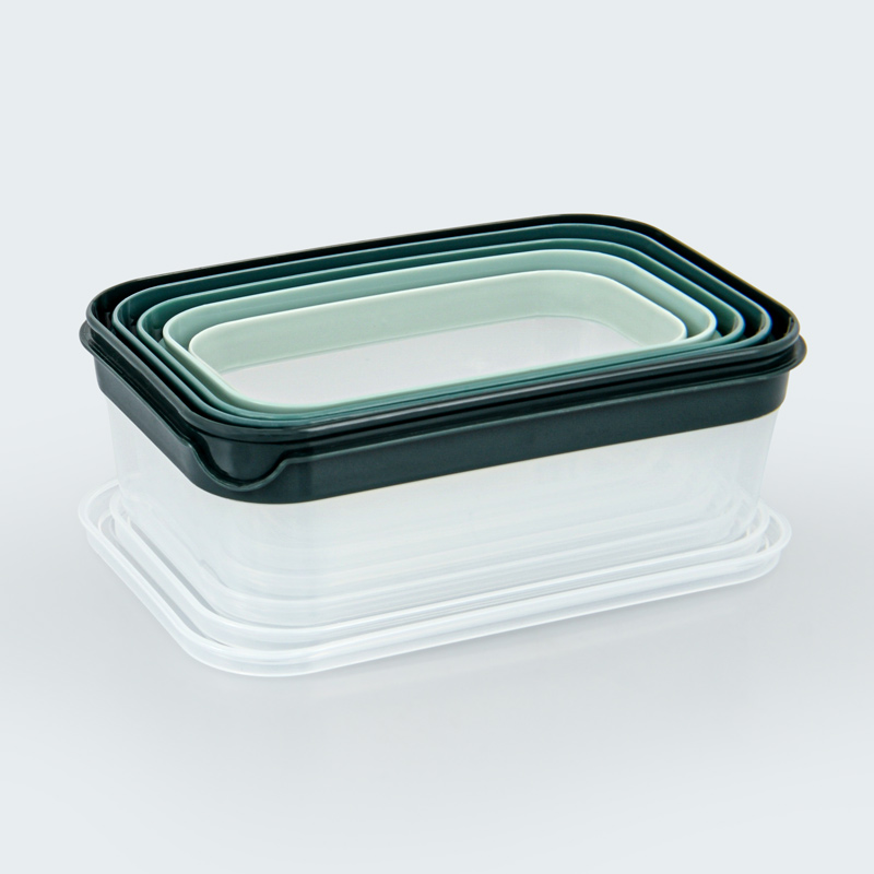Lot de 5 boîtes alimentaires avec couvercles