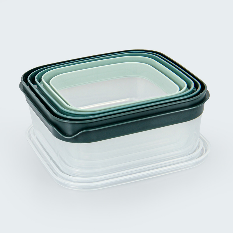 Lot de 5 boîtes alimentaires avec couvercles