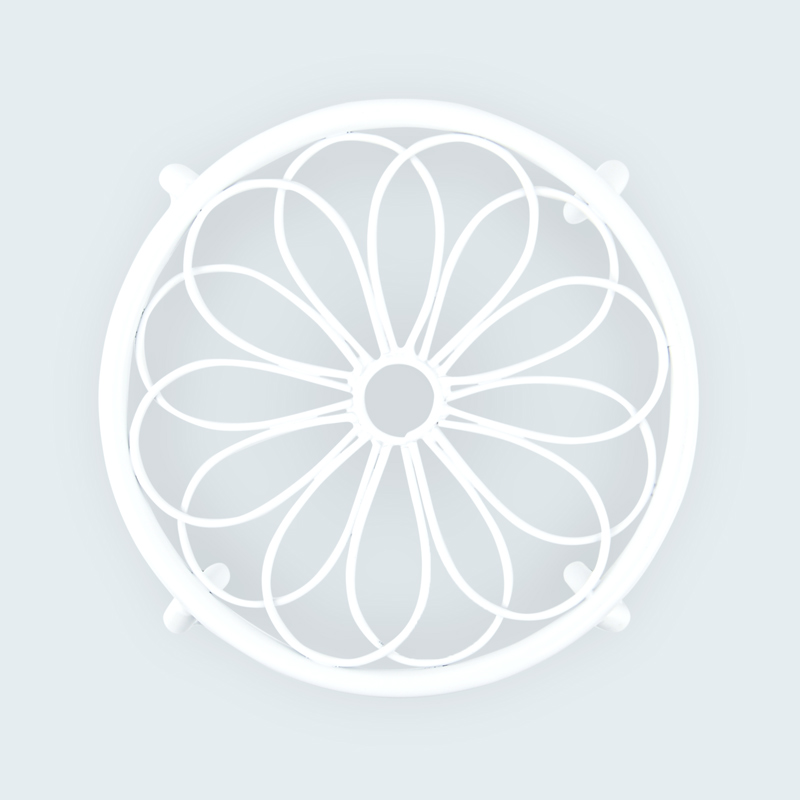 Porte-plante 'Floraly' blanc