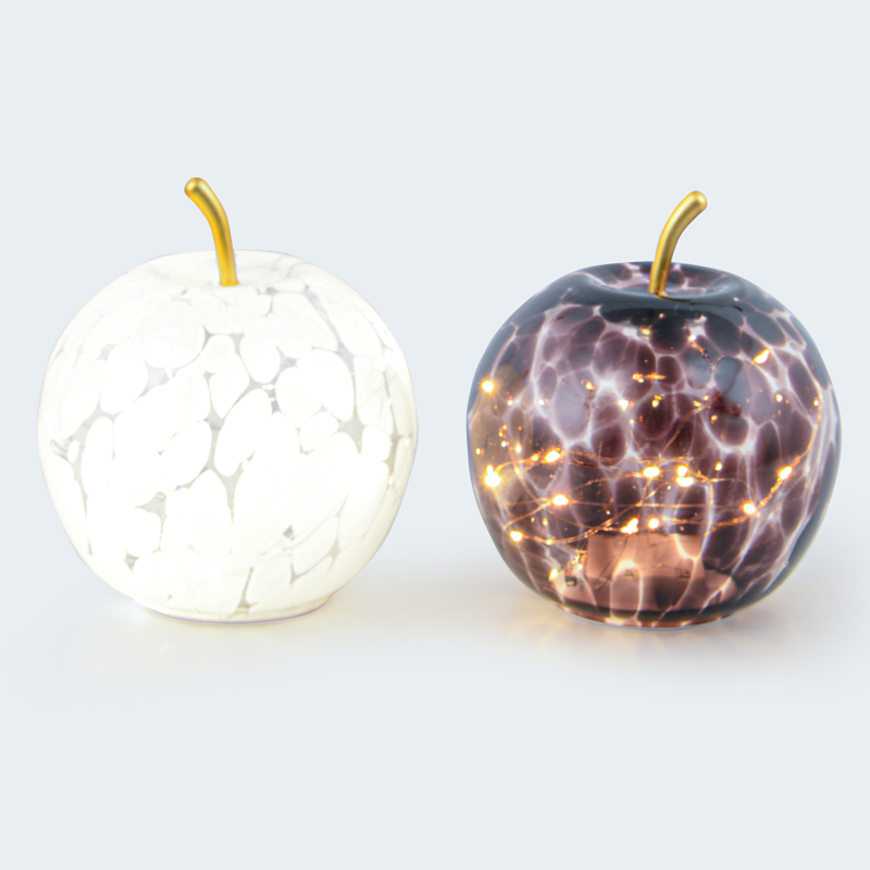 Pomme lumineuse à LED 'Léonce'