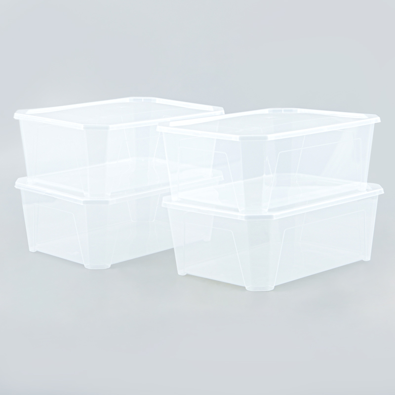 4 boîtes de rangement transparentes 'Fly Box'