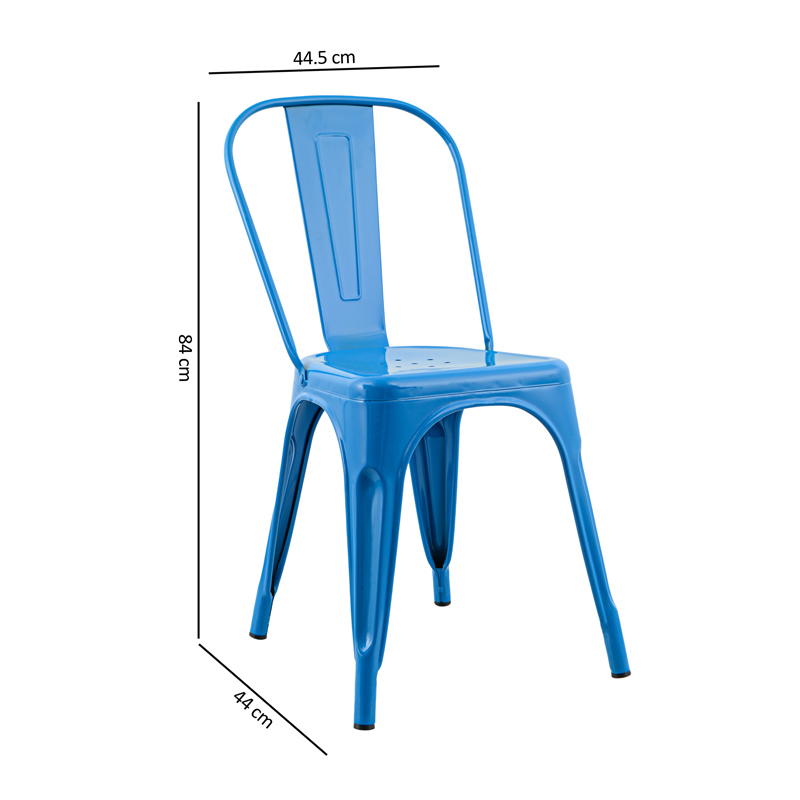 Chaise 'Bistrot ' bleue