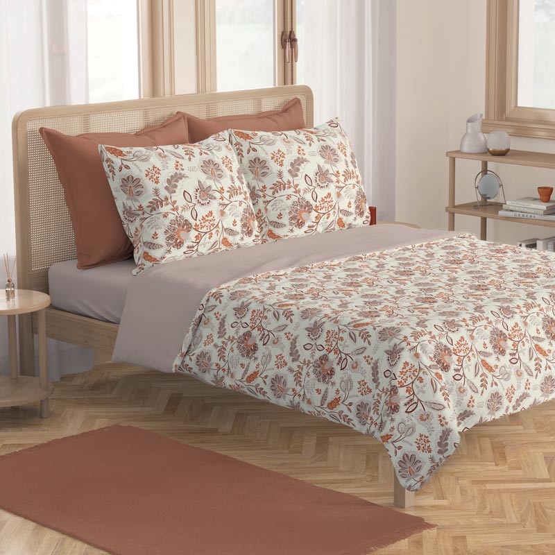 Parure de lit 'Indila' blanche