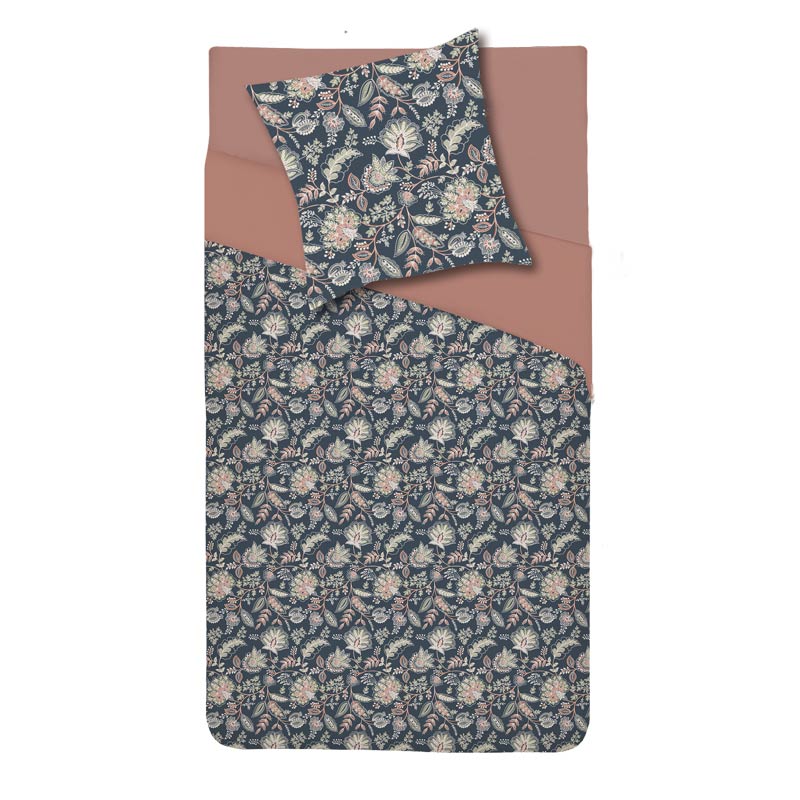Parure de lit 'Indila' bleue